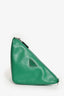 Prada Green Leather Triangle Crossbody