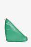 Prada Green Leather Triangle Crossbody