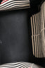 Celine 2017 Black/White Canvas Striped Phantom Luggage Top Handle