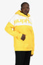 Supreme Yellow/White Logo Hoodie Size L