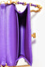Christian Dior 2023 Purple Cannage Micro Miss Caro Bag