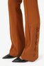 Veronica Beard Burnt Orange Wool Lace Up Detail Blazer + Pants Size 0