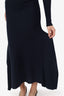 Soyer Navy Alpaca/Merino Wool Long Sleeve Long Dress Size XS