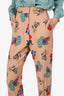 Smythe Beige Floral Print Pants Size 00