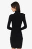The Andamane Black Long Sleeve Ruched/Cut Out Detail Dress Estimated Size XS