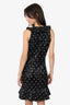 Giambattista Valli x H&M Black/White Sequin Polka Dot Bow Detail Mini Dress Size 4