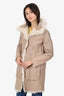 Leather/Shearling Reversible Coat Estimated Size S
