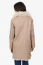 Leather/Shearling Reversible Coat Estimated Size S