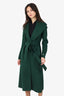 Soia & Kyo Green Wool Belted Coat Size XS