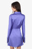 Rat & Boa Purple Satin 'Alanis' Wrap Dress Size XS