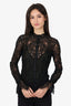Jonathan Simkhai Black Lace Bodysuit Size XS