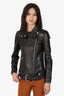 Mackage Black Leather Biker Jacket Size XXS