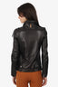 Mackage Black Leather Biker Jacket Size XXS