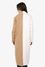 Steve Madden White/Camel Double Breasted Coat Size XS