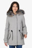Mackage Grey Wool/Cashmere/Fox Fur Hood 'Alexa' Puffer Coat Size XXS