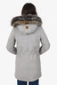Mackage Grey Wool/Cashmere/Fox Fur Hood 'Alexa' Puffer Coat Size XXS