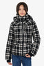 Mackage Black/White Down Houndstooth Puffer Jacket Size XS