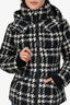 Mackage Black/White Down Houndstooth Puffer Jacket Size XS