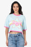 Balmain Pink/Blue Barbie Top Size M