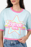 Balmain Pink/Blue Barbie Top Size M