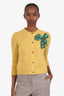 Miu Miu Yellow Wool Cardigan Size 38