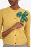 Miu Miu Yellow Wool Cardigan Size 38