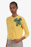 Miu Miu Yellow Wool Cardigan Size 38