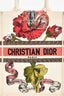 Christian Dior 2020 Cream 'Fleurs Bibliques' Canvas Vertical Mini Book Tote