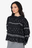 Isabel Marant Black/White Peasant Blouse Size 36