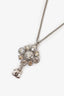 Pre-Loved Chanel™ White/Yellow Crystal Floral Pendant Necklace