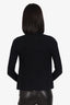 Rick Owens Black Long Sleeve Cardigan Size S