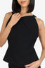 Roland Moret Black Sleeveless Asymmetric Top Estimated Size S