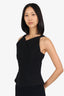 Roland Moret Black Sleeveless Asymmetric Top Estimated Size S