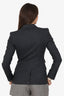 Dolce & Gabbana Grey Wool Single Breasted Blazer Size 6