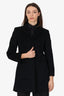 Max Mara Studio Wool Single Breasted Coat Size 8