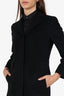 Max Mara Studio Wool Single Breasted Coat Size 8
