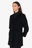 Max Mara Studio Wool Single Breasted Coat Size 8