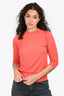 Loro Piana Coral Cashmere Quarter Sleeve Top Size 36