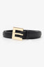 Anine Bing Black Leather Belt Size M/L