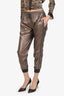 Brunello Cucinelli Gold Metallic Jogger Size S