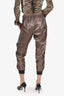 Brunello Cucinelli Gold Metallic Jogger Size S