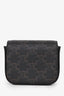 Celine 2021 Brown Canvas/Leather Triomphe Mini Claude Crossbody