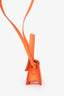 Jacquemus Orange Leather Micro Le Petit Chiquito Bag