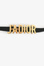 Christian Dior Aged Gold Tone Metal J'Adior Ribbon Choker