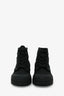Celine Black Canvas Triomphe High Top Sneakers Size 35