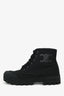Celine Black Canvas Triomphe High Top Sneakers Size 35