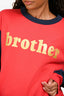 Acne Studios Red/Navy "Brother" Sweater Size M