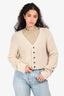 Sablyn Cream Cashmere Button Down Cardigan Estimated Size S