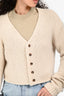 Sablyn Cream Cashmere Button Down Cardigan Estimated Size S
