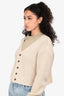 Sablyn Cream Cashmere Button Down Cardigan Estimated Size S